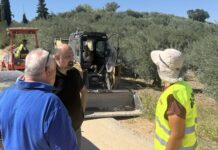 Χρ. Τριαντόπουλος: Ξεκίνησε η αποκατάσταση και αναβάθμιση του δρόμου προς τον ΙΝ Αγ. Αναργύρων στο Αχίλλειο Αλμυρού
