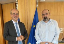 Συνεργασία Χρ. Τριαντόπουλου με τον Αντιπρόεδρο της Κυβέρνησης Κ. Χατζηδάκη για το αρδευτικό ζήτημα της Μαγνησίας